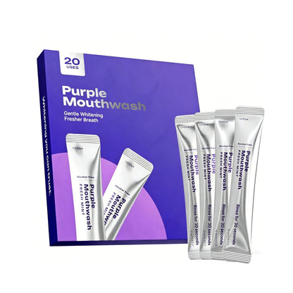Lumario GlowRinse™ Purple Color-Correcting Mouthwash – Brighter Smile in 30 Seconds