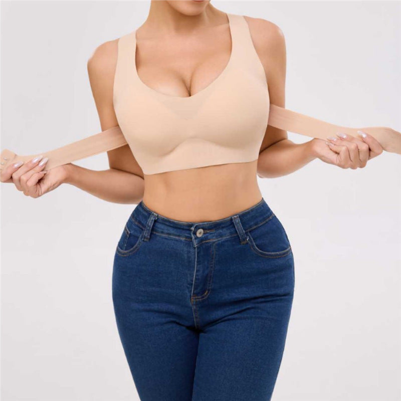 Lumario PostureLift™ Seamless Posture-Correcting Bra – Front Clasp Support