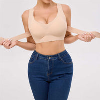 Lumario PostureLift™ Seamless Posture-Correcting Bra – Front Clasp Support