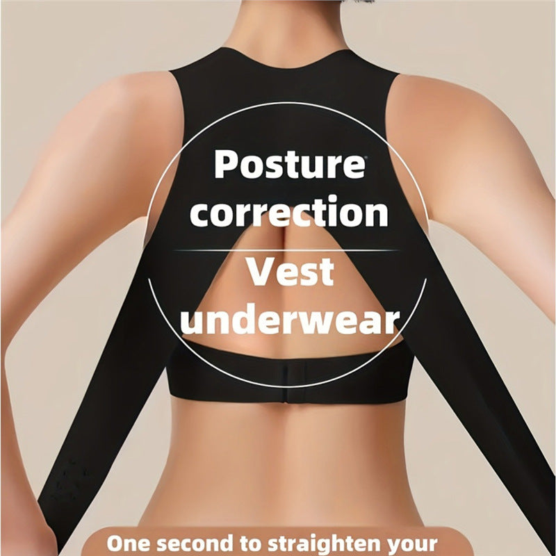 Lumario PostureLift™ Seamless Posture-Correcting Bra – Front Clasp Support